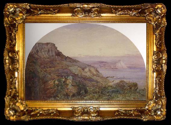 framed  Barbara Bodichon Ventnor,isle of Wight (mk46), ta009-2